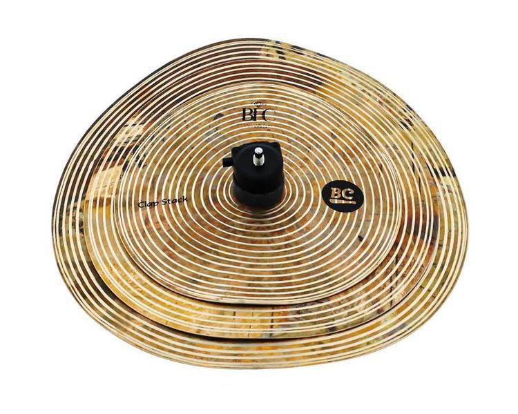 Imagem de Clap Stack BFC Brazilian Finest Cymbals BC Signature 8,10,12 CLPSTK som de palma em Bronze B20