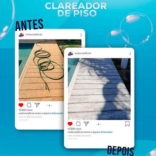 Clareador De Pisos Vó Docia 5 Litros Para Azulejos Esmaltado - vodocia Imagem de Clareador De Pisos Vó Docia 5 Litros Para Azulejos Esmaltado