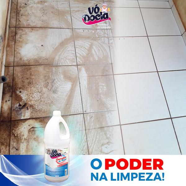 Clareador De Pisos Vó Docia Para Ardósias Da Brilho 2 Litros - vodocia Imagem de Clareador De Pisos Vó Docia Para Ardósias Da Brilho 2 Litros