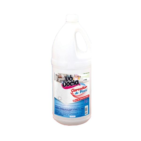 Clareador De Pisos Vó Docia Para Esmaltados Natural 2 Litros - vodocia Imagem de Clareador De Pisos Vó Docia Para Esmaltados Natural 2 Litros