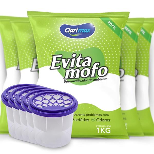 Imagem de Clarimax Cloreto De Cálcio 5kg + 5 Potes