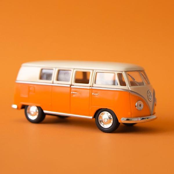 Imagem de Clássicos Volkswagen Type 2 Bus (1971) - Maisto - Laranja 