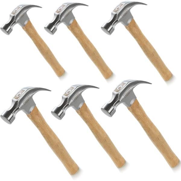 Imagem de Claw Hammer Edward Tools Oak 450 g (pacote com 6) em aço carbono forjado