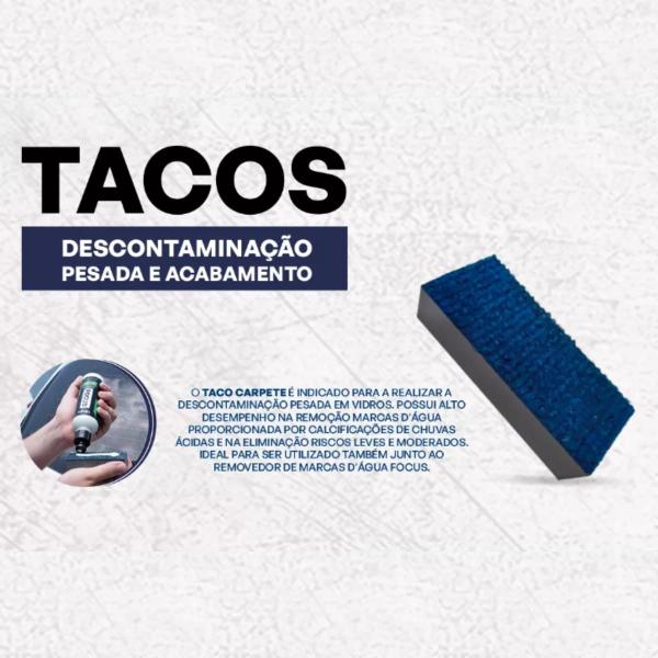 Imagem de Clay Bar White Taco Para Descontaminação Pesada Vonixx