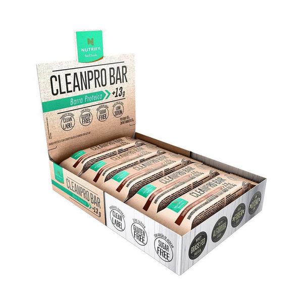 Cleanpro Bar Baunilha Com Cacau 10 Unidades Nutrify Imagem de Cleanpro Bar Baunilha Com Cacau 10 Unidades Nutrify
