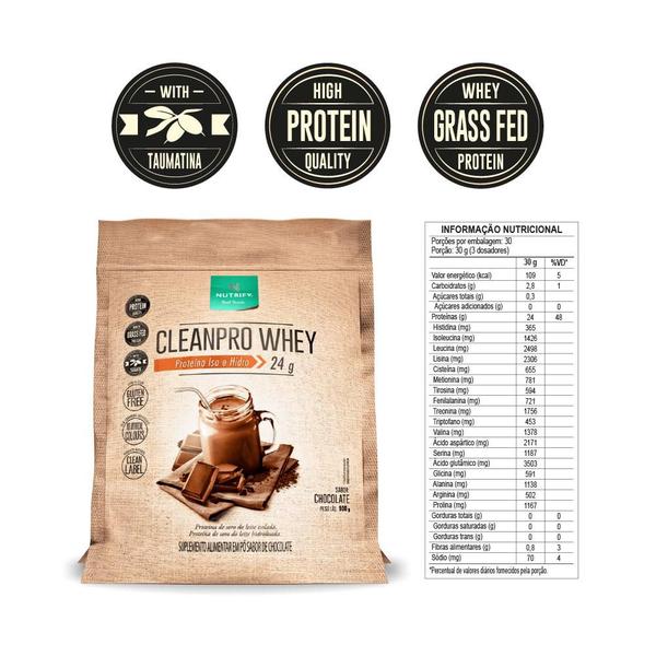 Imagem de CleanPro Whey 900g Pouch Nutrify