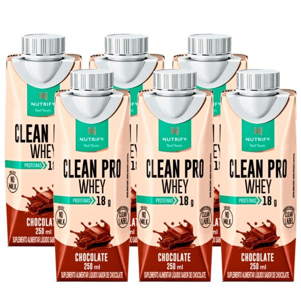 Imagem de CleanPro Whey (Pack c/ 6un de 250ml) - Nutrify