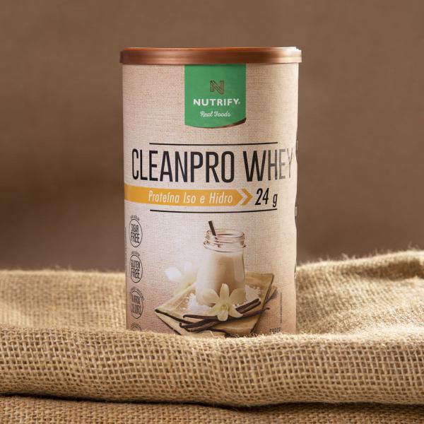 Imagem de CleanPro Whey Protein Isolado e Hidrolisado Nutrify 450g