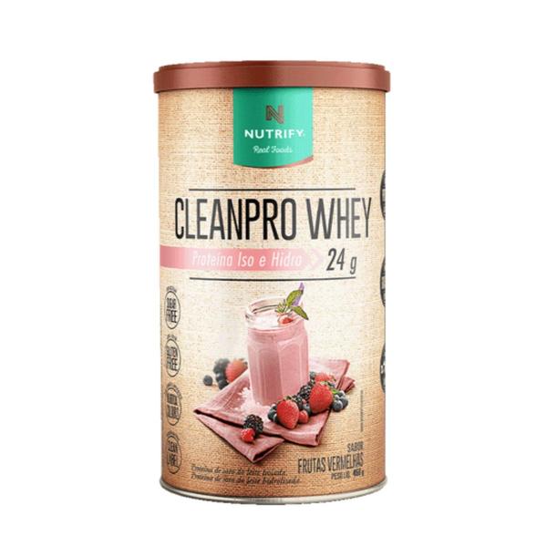 Imagem de Cleanpro Whey Protein Isolado Frutas vermelhas 450g Nutrify