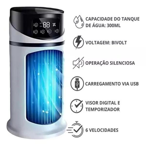 Imagem de Clima Perfeito com Ventilador de Pulverização USB