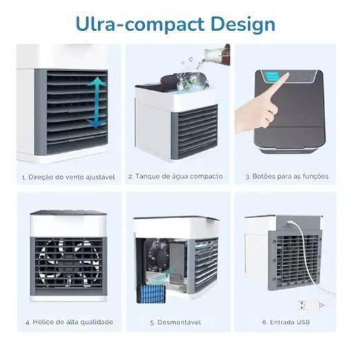 Imagem de Climatização Compacta: Mini Ar Condicionado Portátil