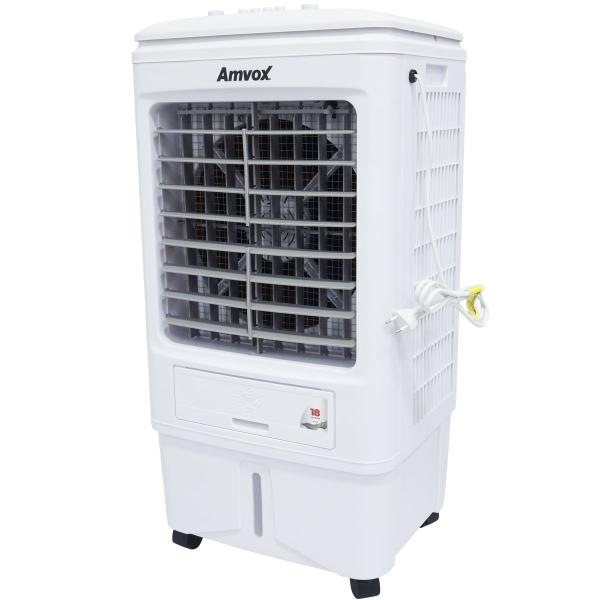 Imagem de Climatizador Ar Frio 18 L Portátil 220V Evaporativo Industrial Umidificador Branco Amvox ACL 018