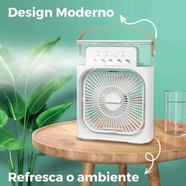 Imagem de Climatizador Ar Ventilador E Umidificador Usb De Mesa