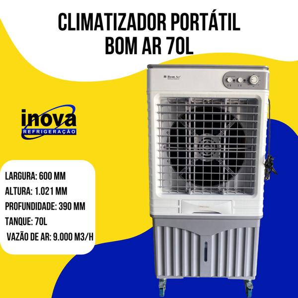 Imagem de Climatizador bom ar 70l 110v