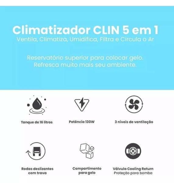 Imagem de Climatizador Clin 16L- 127V - Ventisol