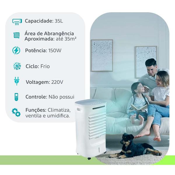 Imagem de Climatizador CLIN 35 PRO 35L 150W Ventisol 220V