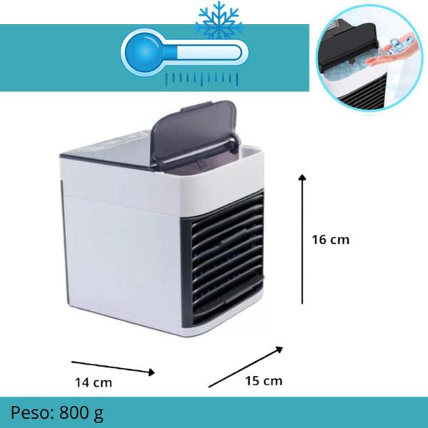 Imagem de Climatizador compacto para conforto diário e praticidade.