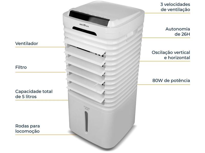 Imagem de Climatizador de Ar 4 em 1 BCL05A 5L 220v - Britânia