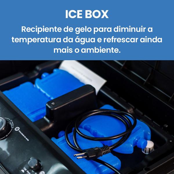 Climatizador de Ar Evaporativo 45 litros Zellox ZLX-45 110V Preto Climatizador de Ar Evaporativo 45 litros Zellox ZLX-45 110V Preto