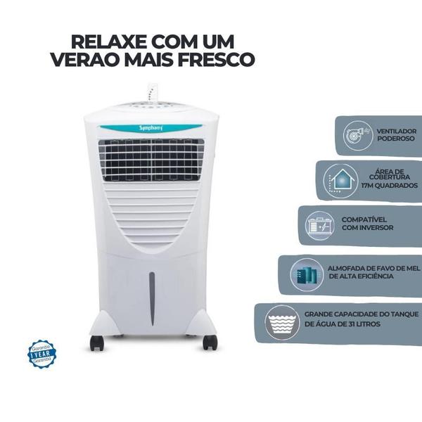 Imagem de Climatizador De Ar Portátil 31 Litrossymphony Hi Cool I Branco 110v/Ar condicionado portátil 