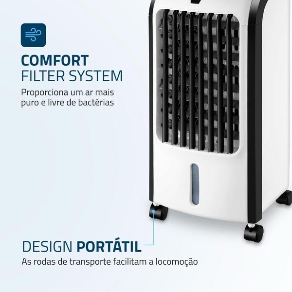 Imagem de Climatizador de Ar Portátil Mondial Fresh Air 80W Branco/Preto 220V - CL-03