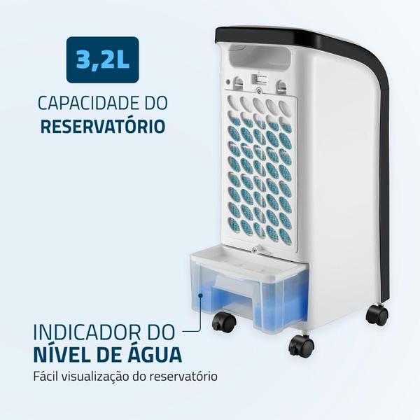 Imagem de Climatizador de Ar Portátil Mondial Fresh Air 80W Branco/Preto 220V - CL-03