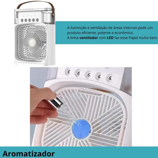 Imagem de Climatizador de Ar Portátil Premium com Design Compacto