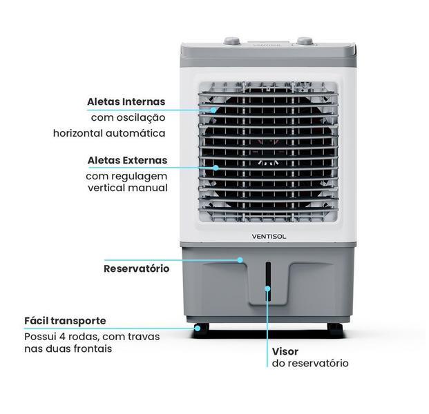 Imagem de Climatizador de Ar Ventisol 35 litros CLIN35 PRO 127v