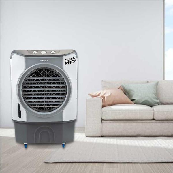 Imagem de Climatizador de Ar Ventisol 45L 210W CLI45 PRO2 Cinza - 220V