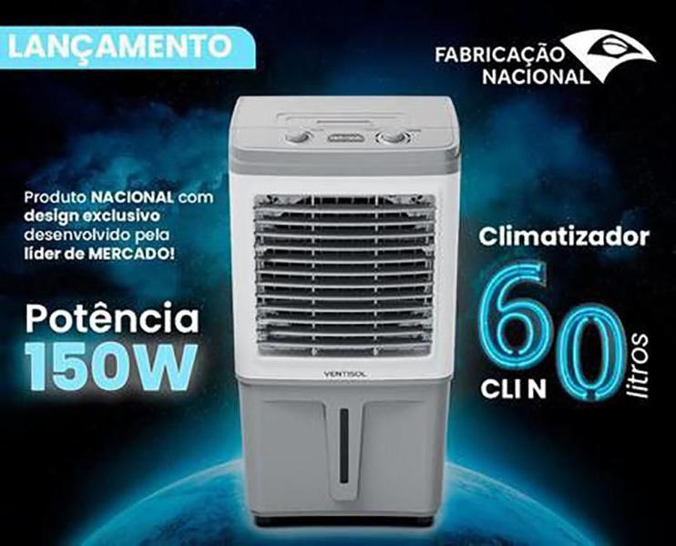 Imagem de Climatizador de Ar Ventisol CLIN60 PRO-01 60 Litros 150W