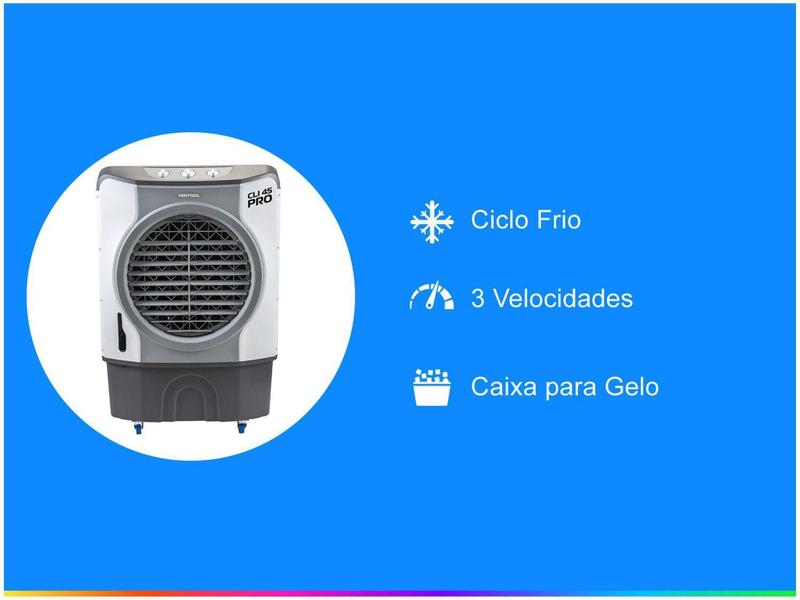 Imagem de Climatizador de Ar Ventisol Frio - 3 Velocidades Nobille CLI 45 PRO