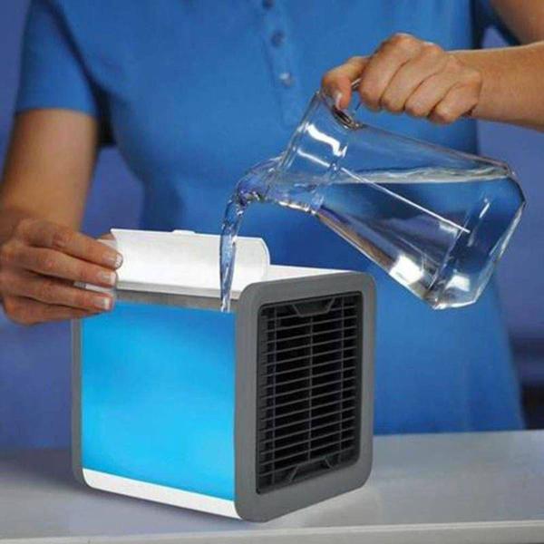 Imagem de Climatizador Humidificador De Ar Pessoal Portatil Ventilador Air Cooler 350w