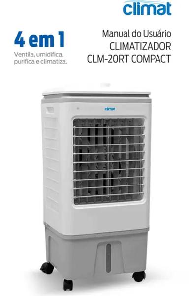 Imagem de Climatizador Portátil Climat CLM 20RT 20L 60W 3 Vel. 60hz 220V - Hot Sa