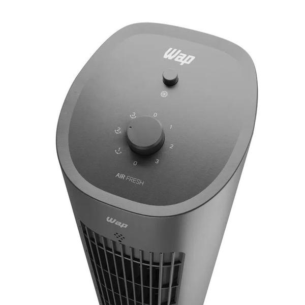 Imagem de Climatizador Torre De Ar Wap Air Fresh 4 em 1 Cinza 127V