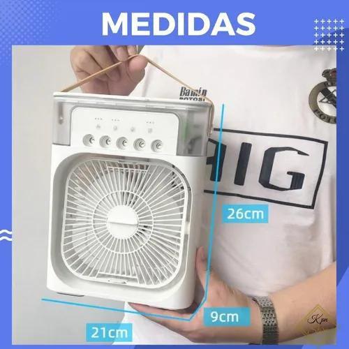 Imagem de Climatizador Ventilador Umidificador De Ar Usb Com Luz Led