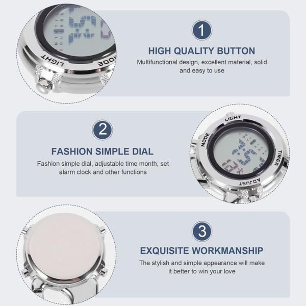 Imagem de Clip On Mosquetão Pocket Watch Nurse Watch Multi Function