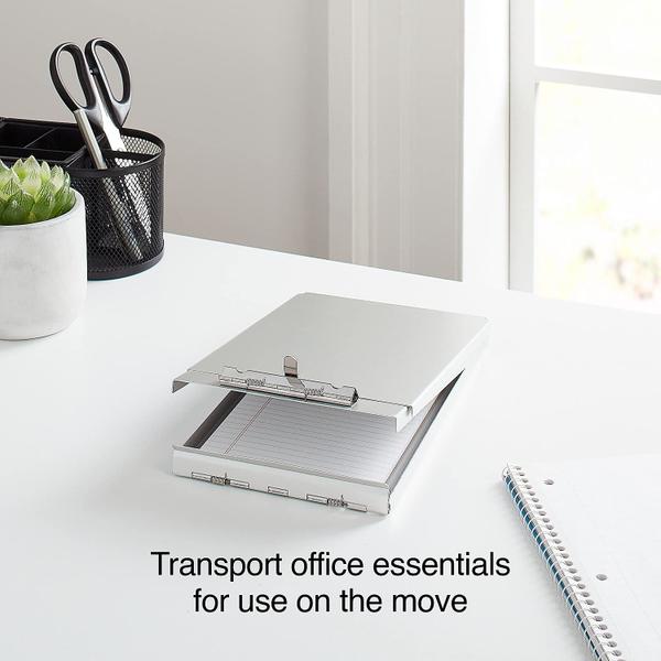 Imagem de Clipboard Staples Memo Aluminium Storage Silver, pacote com 2