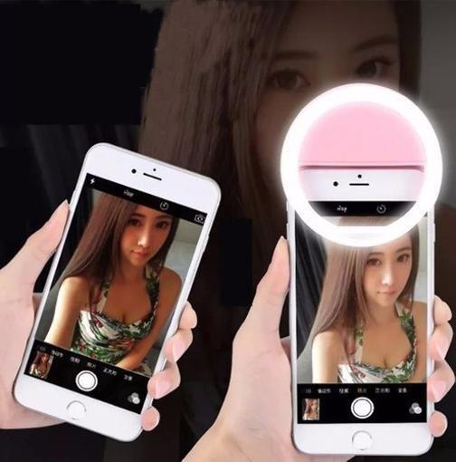 Clipe Anel Led Flash Selfie 3 Níveis De Luz Celular Noteboo - Mr Vendas Imagem de Clipe Anel Led Flash Selfie 3 Níveis De Luz Celular Noteboo