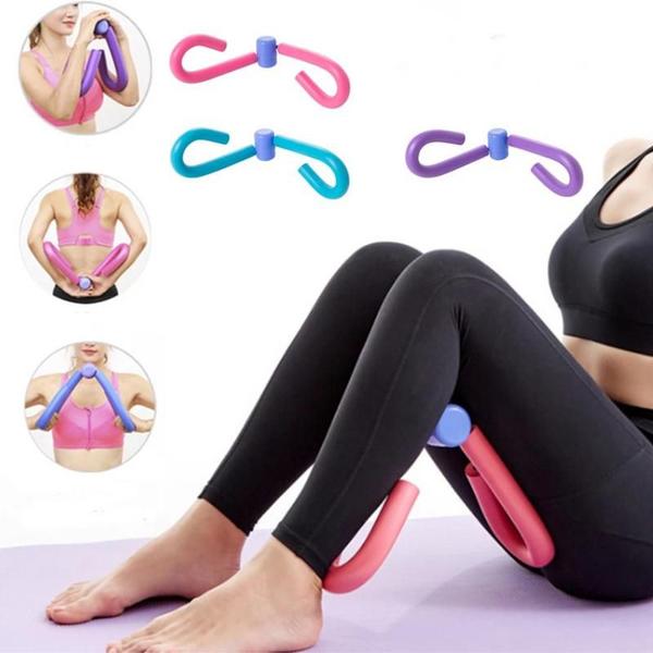 Imagem de Clipe Tonificador Muscular Yoga Pernas Coxa Braços Bumbum Academia Aparelho Músculos Abdômen Barriga Abs Fisioterapia