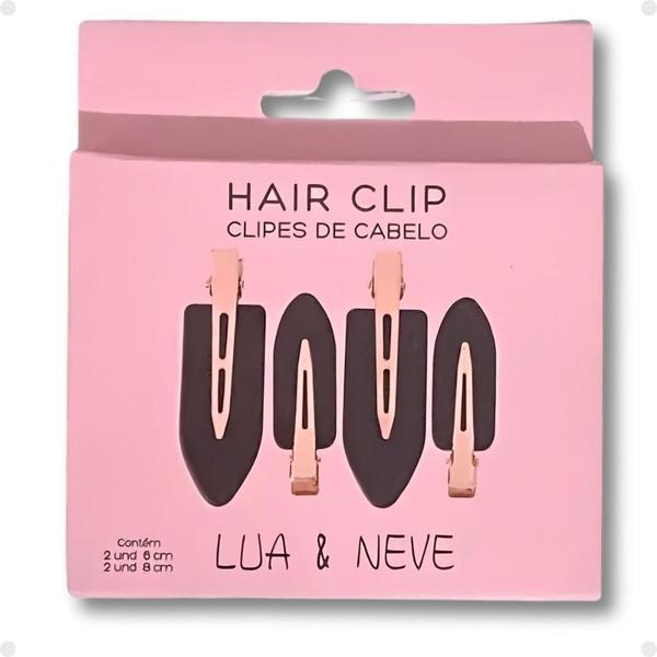 Imagem de Clipes De Cabelo Lua E Neve Hair Clip 2 6Cm E 2 8Cm