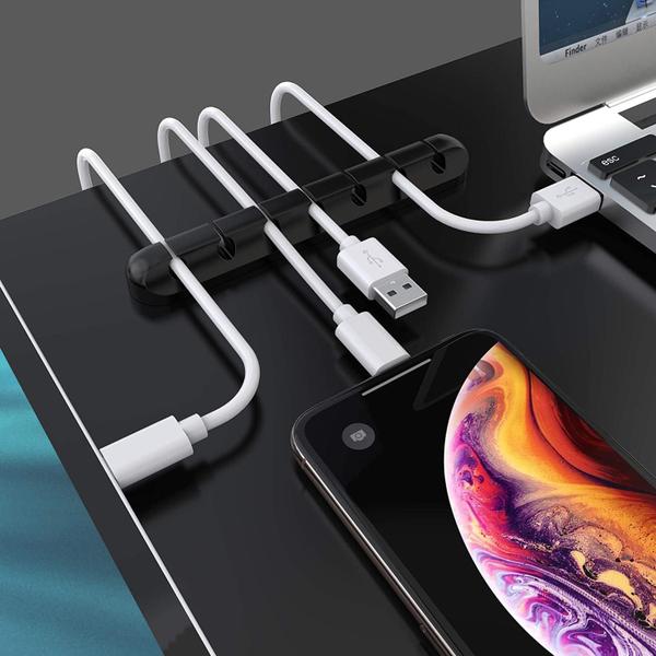 Imagem de Clipes de suporte de cabos SOULWIT Cable Management, pacote com 3