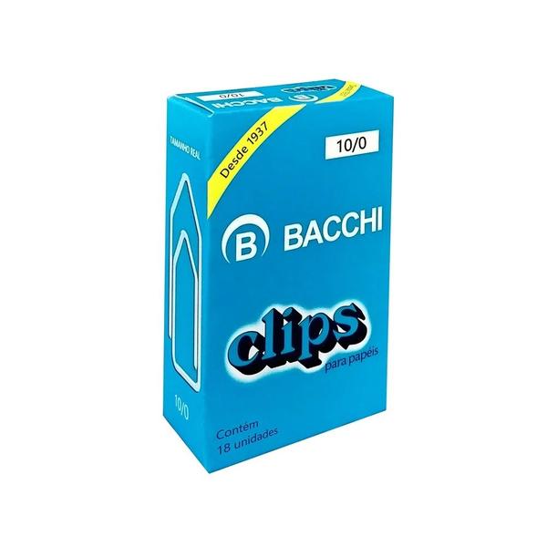 Imagem de Clips Bacchi Galvanizado em Aço Tamanhos Diversos 1/0, 2/0, 3/0, 4/0, 6/0, 8/0 e 10/0