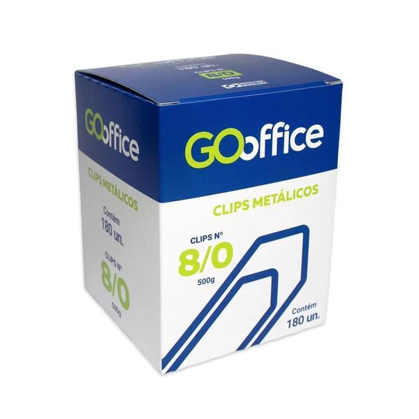 Imagem de Clips De Papel Gooficce 8/0 Com 180 Unidades 500G