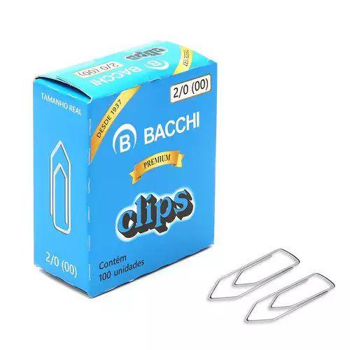 Imagem de Clips Galvanizado 2/0 Resistente Caixa c/ 100 Unidades - Bacchi