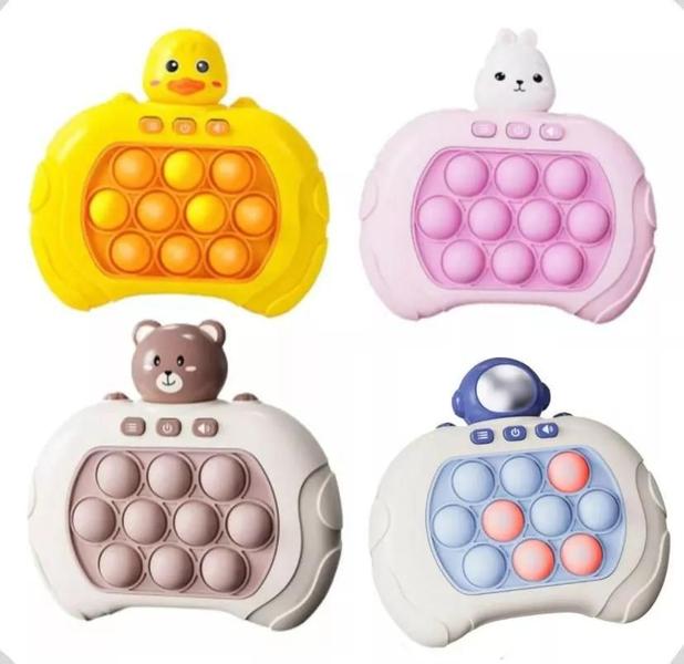 Imagem de Clique para o alívio: Pop It Eletrônico Quick Push Console Anti Stress Toy - CLICK PUSH!