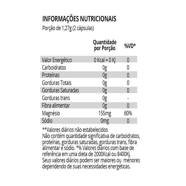 Imagem de Cloresil Cloreto Magnésio P.A 500Mg 100 Cápsulas Maxinutri