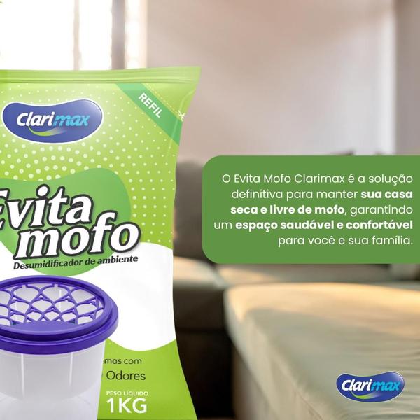 Imagem de Cloreto de Cálcio Evita Mofo Clarimax 5kg