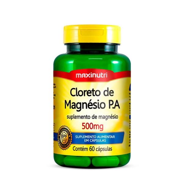 Imagem de Cloreto de magnésio p.a. 500mg com 60 cápsulas