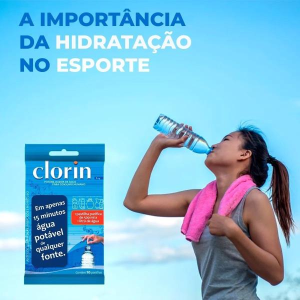 Imagem de Clorin 1mg 30 Pastilhas Tratamento Purificadora Agua Suja