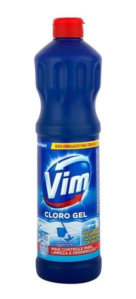 Imagem de Cloro Gel Vim Sua Casa Protegida - Original 700ml Kit 5